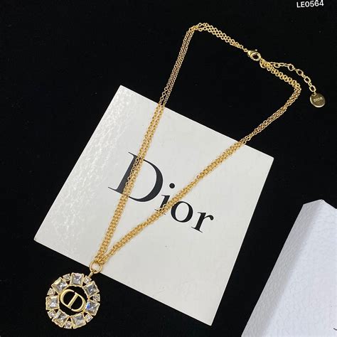 fake christian dior necklace|dior necklace that says.